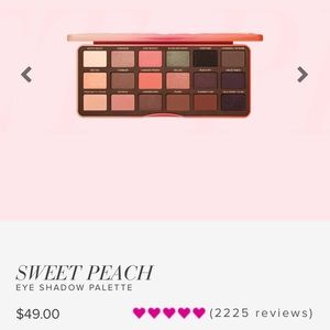 Sweet peach eyeshadow palate!